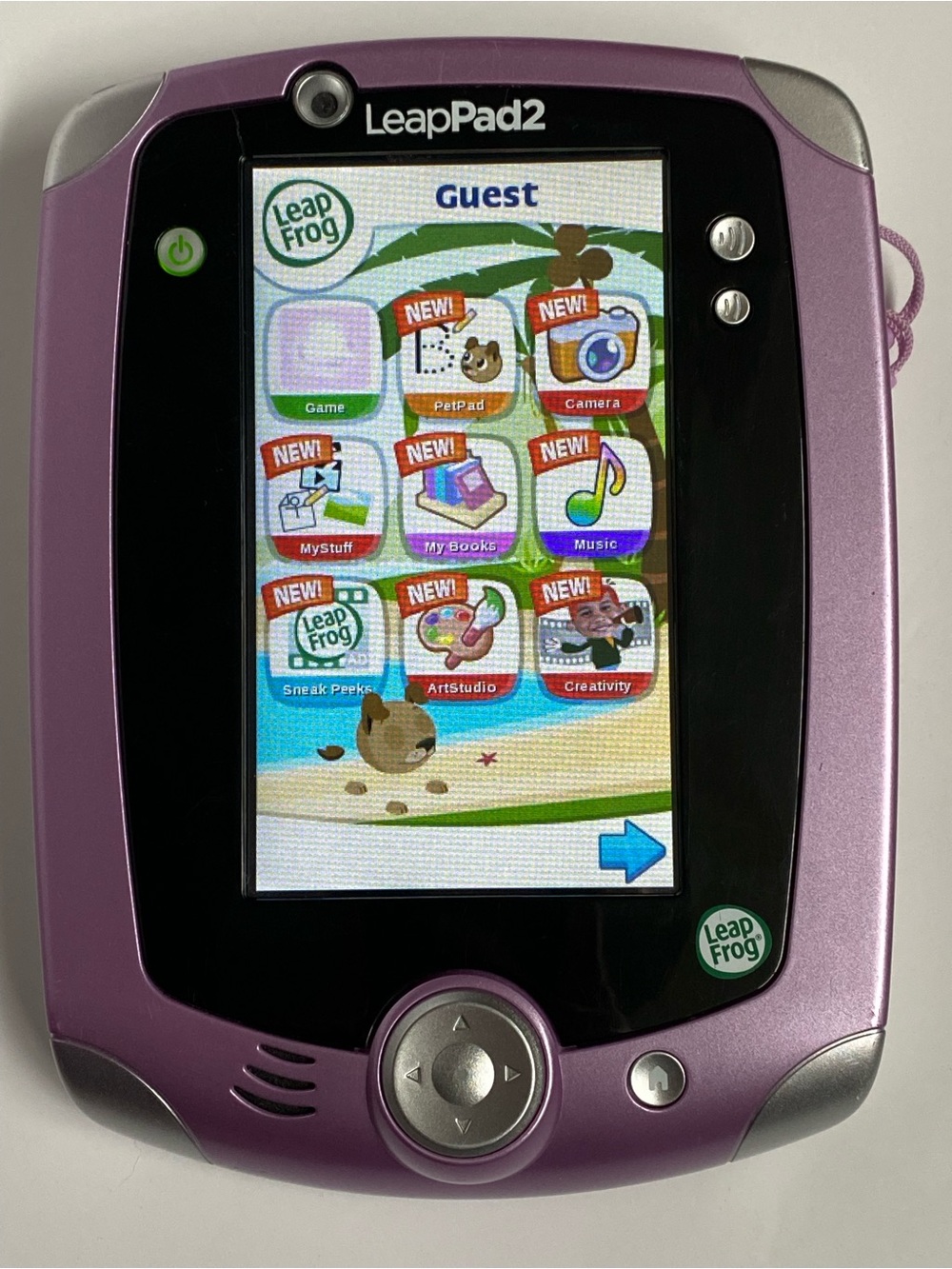 Purple LeapPad2 Learning Toy + Disney Princess Game 💕👑